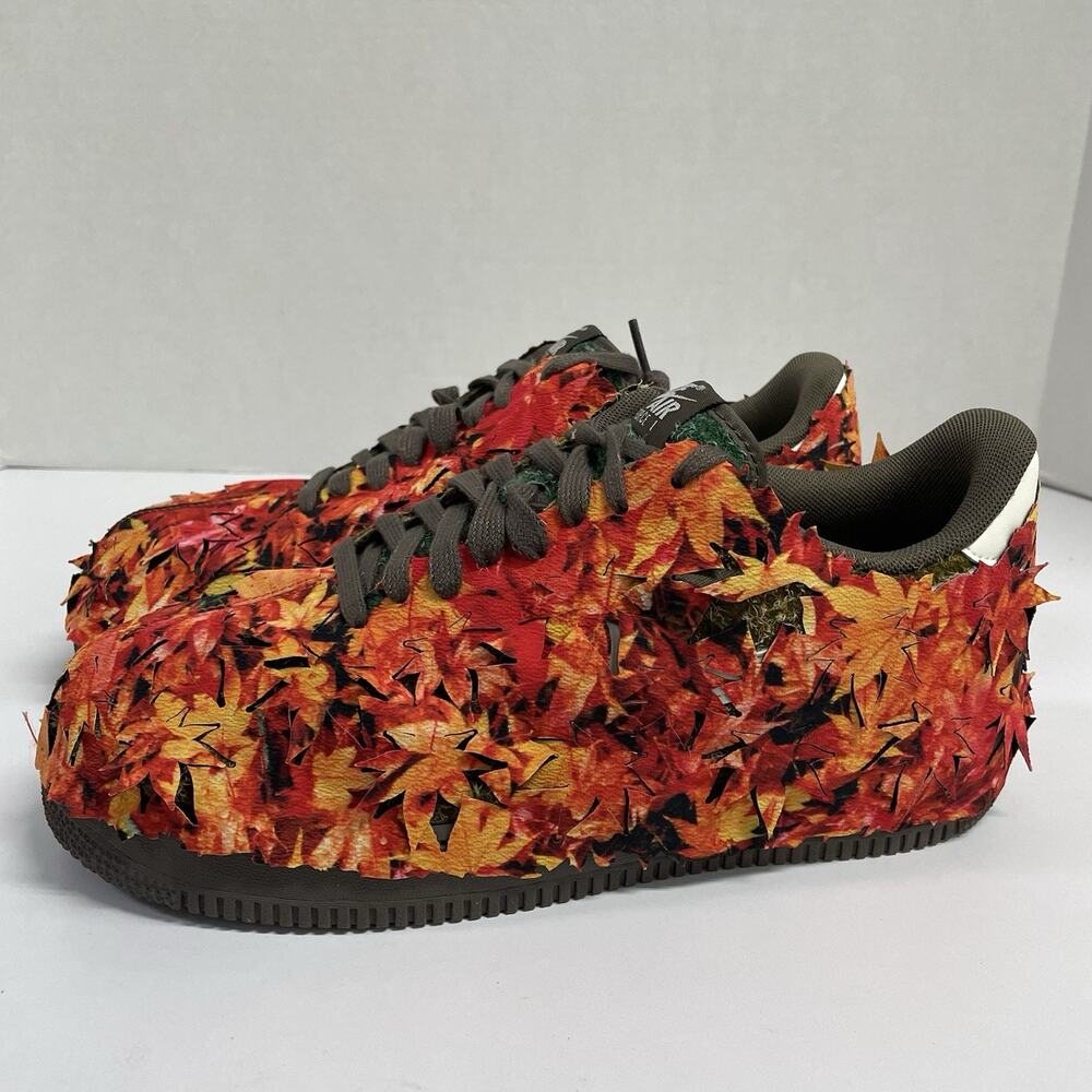Nike Air Force 1 Low LX Leaf Camo IM8062 368 Size 11.5 Orange Green Fall Hunting